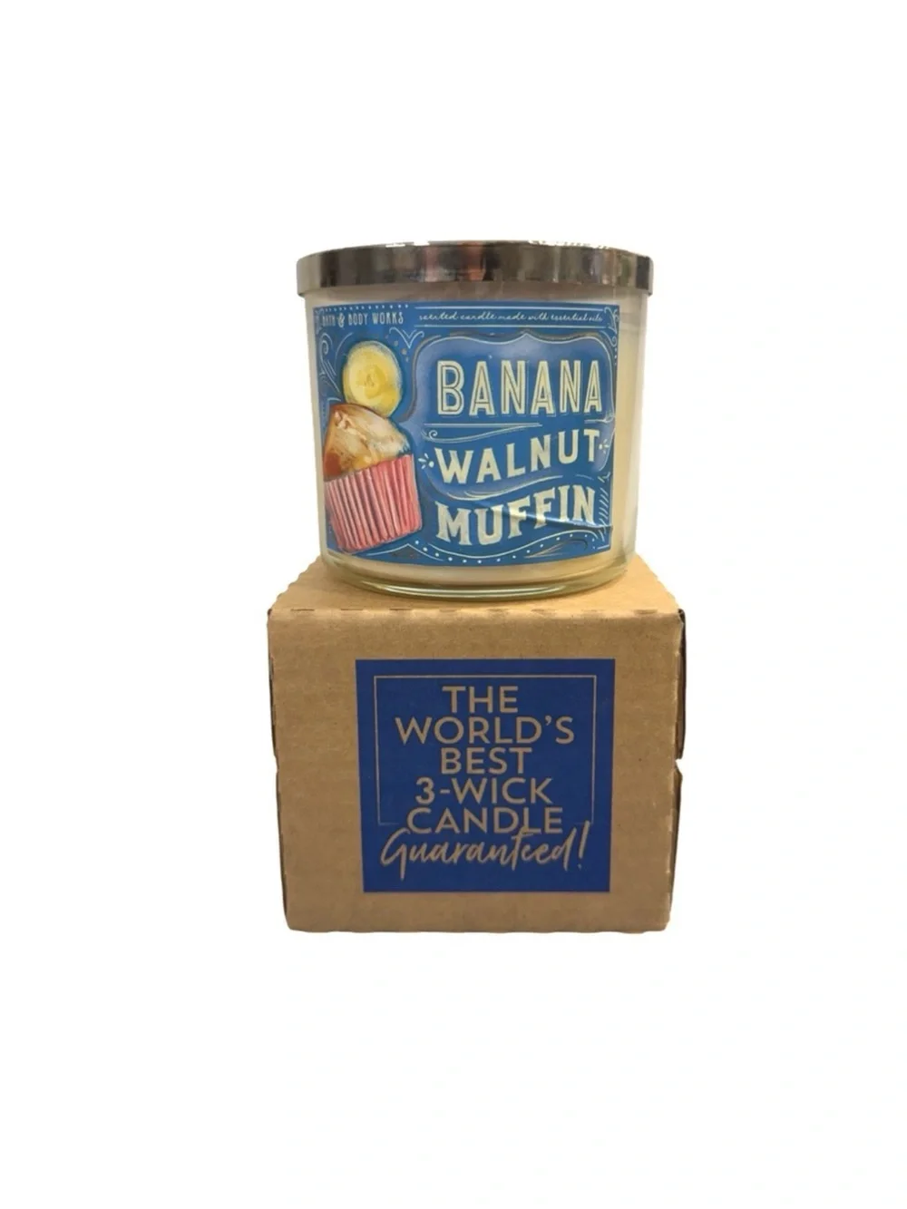 Banana Walnut Muffin Candle